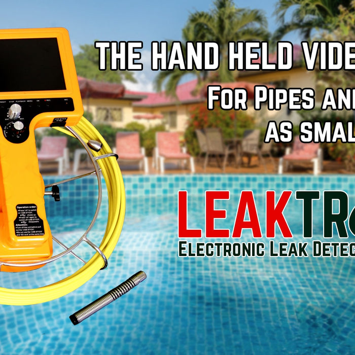 Hand Held Video 1 1/2 inch pipe camera - One Inch Pipe Camera