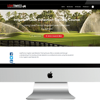 Irrigation leak Detection
