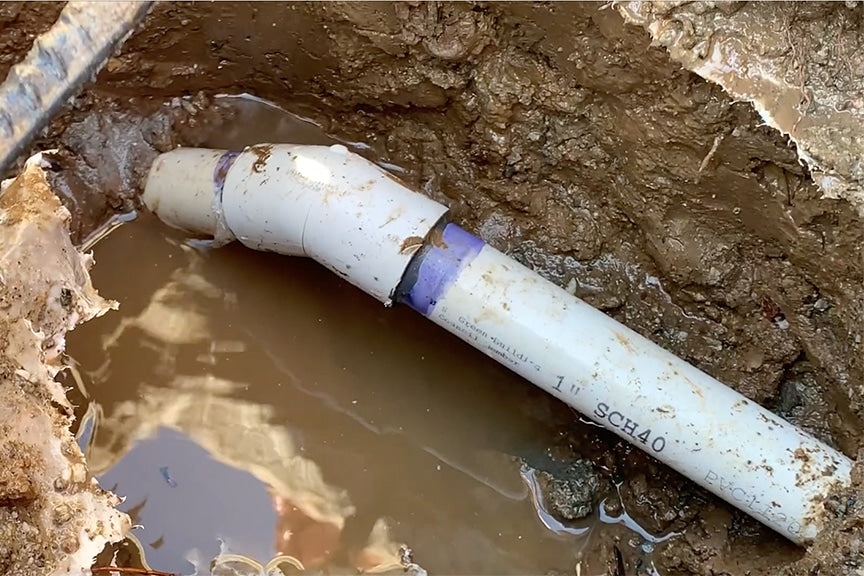 Using Vacuum To Find A Leak In Underground Plumbing