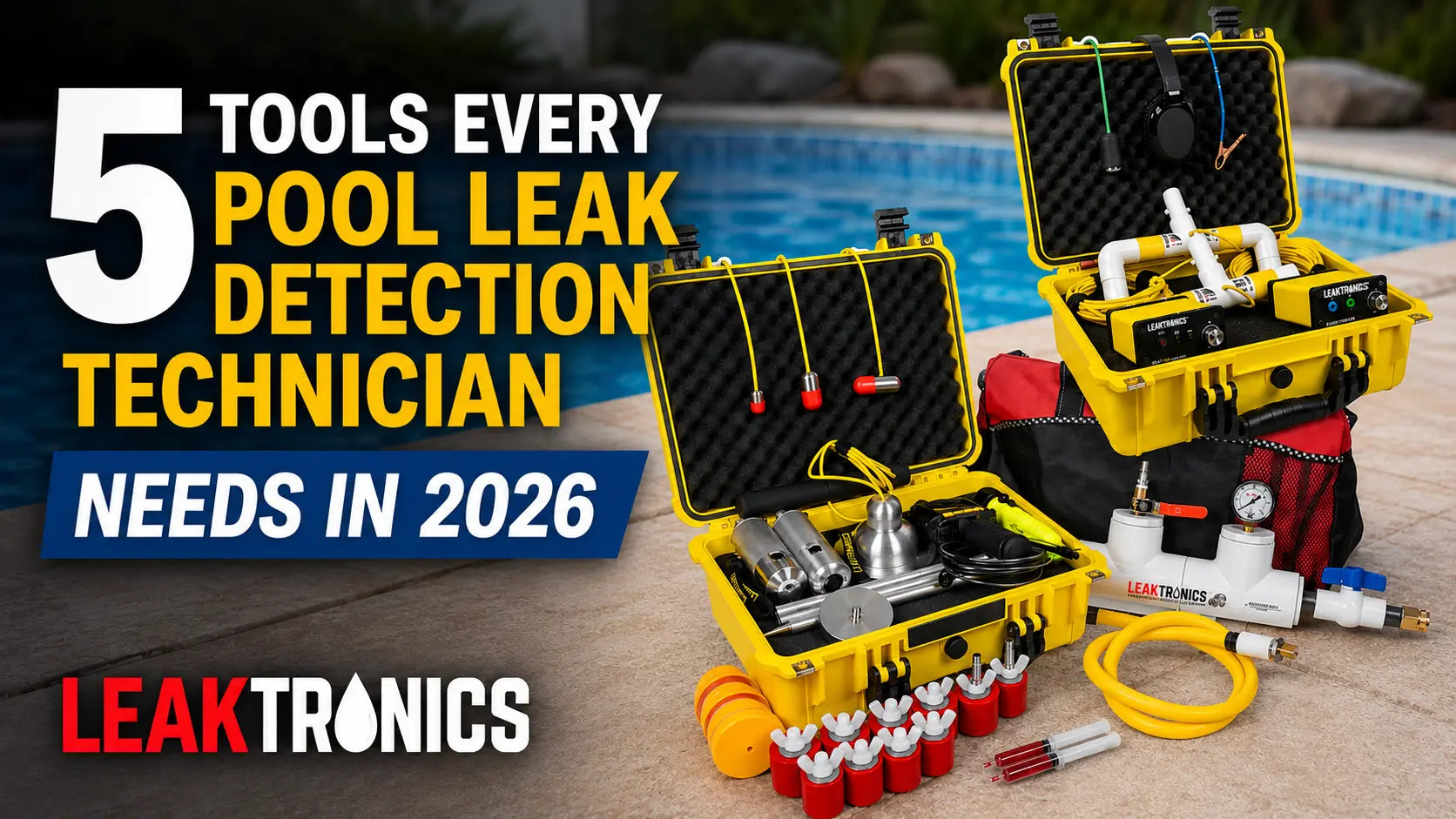 5 Tools Every Pool Leak Detection Technician Needs in 2026