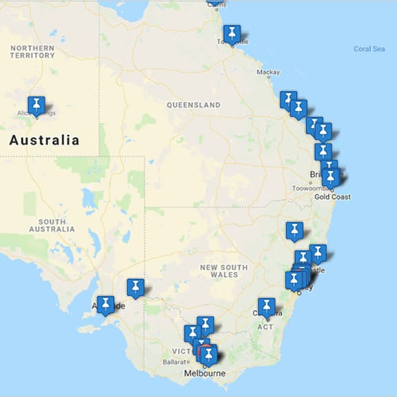 Australia Map Shot