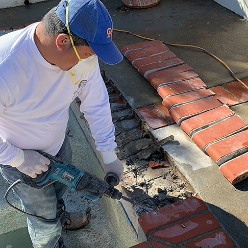 Heavy Root Penetration Causes Crack In Spa - Watch The Repair