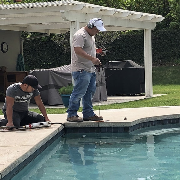 Swimming Pool Leak Detection with LeakTronics Equipment