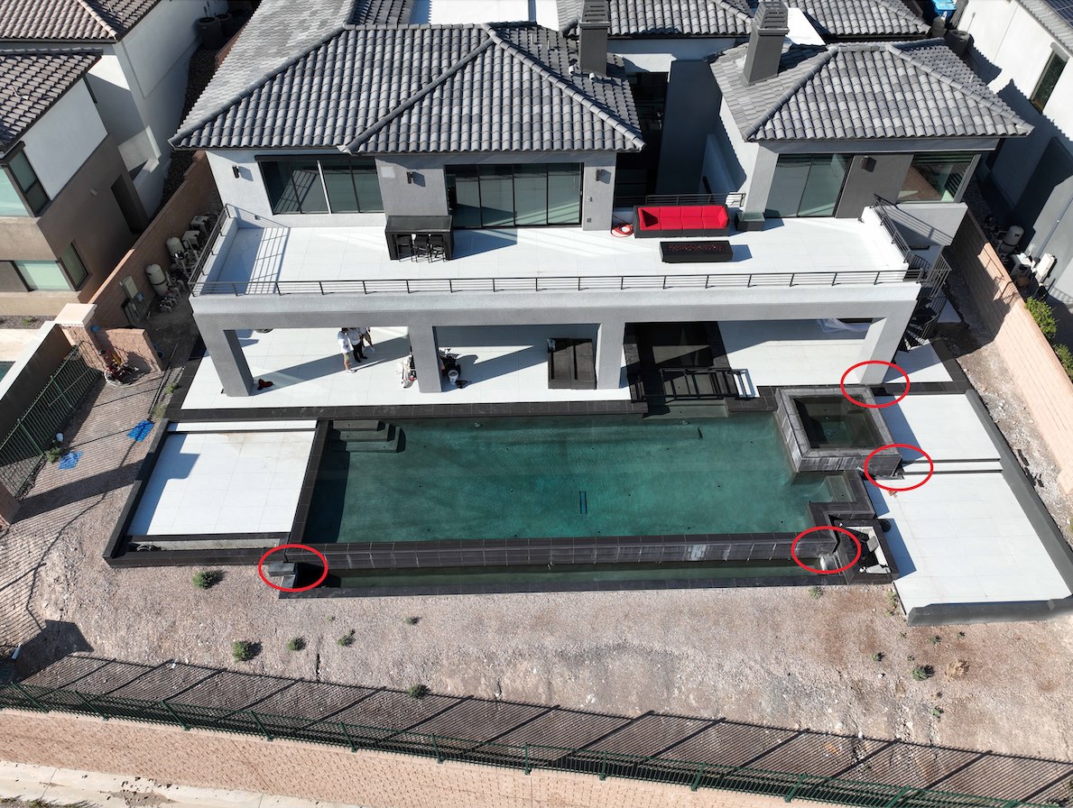 High-End Pool Leak Detection: Las Vegas Case Study