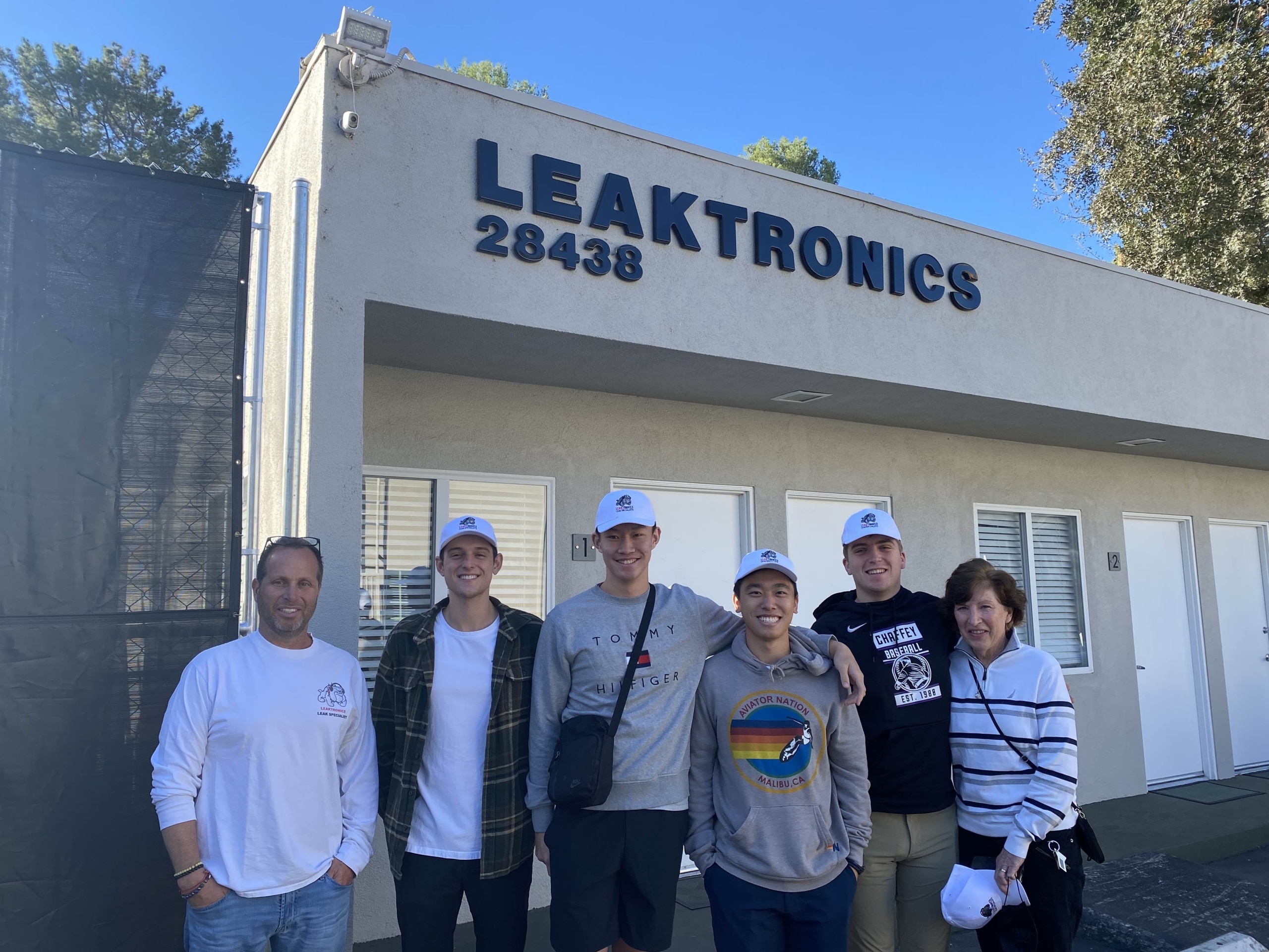 Pepperdine University Engineering Students Visit LeakTronics
